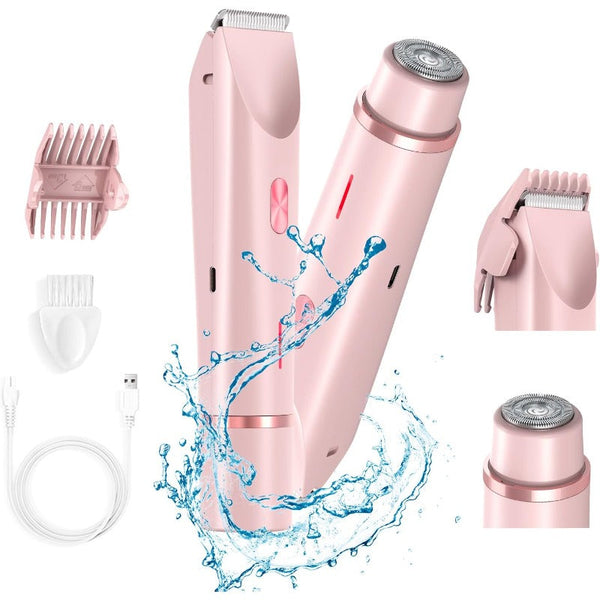 ✨ Dual-Head Waterproof Bikini Trimmer